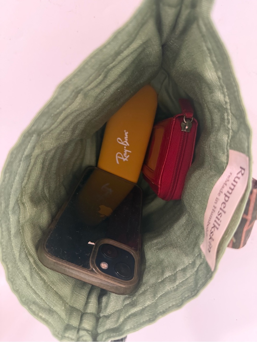 Shoulder bag - Artisan made in Humboldt, CA from gorgeous silk neckties - Picture 5 of 5